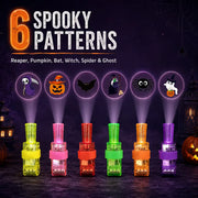 🎃 Halloween Pattern Finger Projector Lights