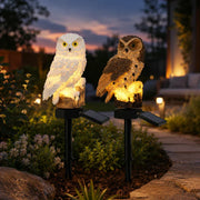 🦉Brighten your garden path today Solar Owl Pathway Light