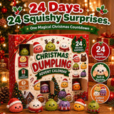 2026 Christmas Advent Calendar, 24 Days Mini Squishy Toys, Kawaii Dumpling Surprise Countdown Design, Christmas Gift for Girls/Boys