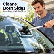 🚗🧼Dual Magnetic Car Windshield Cleaner | Streak-Free Auto Glass Cleaning Kit✨