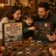 🎄Last day! 49% off – ✈️ Vintage Skies Aircraft Advent Calendar 2026 | 24-Day Flight Journey with 24 Unique Miniature Planes. Jetplanes. and Aviation Collectibles 🎄🎁
