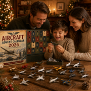 🎄Last day! 49% off – ✈️ Vintage Skies Aircraft Advent Calendar 2026 | 24-Day Flight Journey with 24 Unique Miniature Planes. Jetplanes. and Aviation Collectibles 🎄🎁