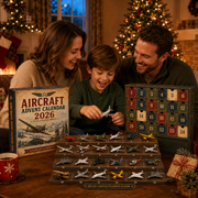 🎄Last day! 49% off – ✈️ Vintage Skies Aircraft Advent Calendar 2026 | 24-Day Flight Journey with 24 Unique Miniature Planes. Jetplanes. and Aviation Collectibles 🎄🎁