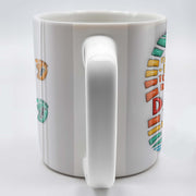 Happy Father's Day To The Best Dad We Love You, Footprints and Letters - Personalized Custom Coffee Mug - DAD038_MG