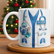 Celebrate Your Favorite Doctor With This Custom White Coat Design - Personalized Custom Coffee Mug - DOC067_MG
