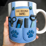 Dog Groomer Professionally Personalized Mug - Personalized Custom Coffee Mug - DOG064_MG