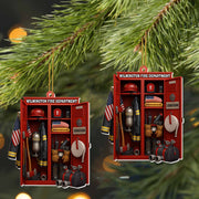 Honor & Courage, Celebrate Our Firefighter Heroes - Personalized Custom Acrylic Ornament, Christmas Gift - FIF016_ACO