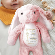 To My Beautiful Granddaughter, You leave a little Sparkle, Stuffed Bunny with Stars - Personalized Stuffed Bunny - GDT187_BUN