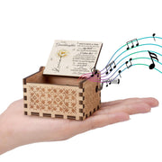 To My Granddaughter, Once Upon A Time, Flower And Butterflies - Custom Music Box With "You Are My Sunshine" Tune - GDT389_MZB