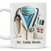 This Is What An Awesome Doctor Looks Like, Arrow and Text - Personalized Custom Coffee Mug - GRAD278_MG