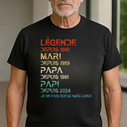 Légende Depuis, I Only Get Better - Personalized Custom Unisex T-shirt, Hoodie - GRP032_BBAS