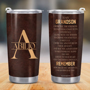 Wish You Strength and Wisdom Custom Tumbler - Personalized Custom Stainless Steel Tumbler 20oz 30oz - GSN006_TB