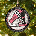 Blessed Are The Hairstylists With Hair Dryer And Salon Tools Design - Personalized Custom Wood Ornament, Custom Shaped - HAIR167_WDO