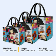 I Can Buy Myself Flowers - Personalized Custom Leather Handbag - HG44