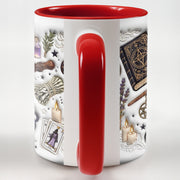 Embrace Your Inner Magic Cauldron And Witchy Essentials - Personalized Custom Accent Mug - HOB141_AMUG