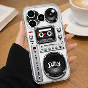 Retro Boombox Vibes For The Ultimate Music Lover Cassette Speaker Design - Personalized Clear Phone Case - HOB155_PHC