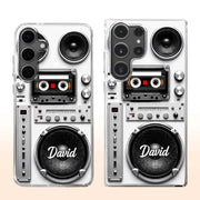 Retro Boombox Vibes For The Ultimate Music Lover Cassette Speaker Design - Personalized Clear Phone Case - HOB155_PHC
