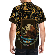 The Golden Eagle - Personalized Custom Unisex Hawaiian Shirt - HW_MX09