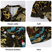 The Golden Eagle - Personalized Custom Unisex Hawaiian Shirt - HW_MX09