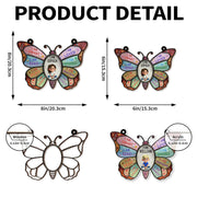 I Am Smart, I Am Kind, Positive Affirmations Butterfly - Personalized Custom Suncatcher - KID479_CSUN