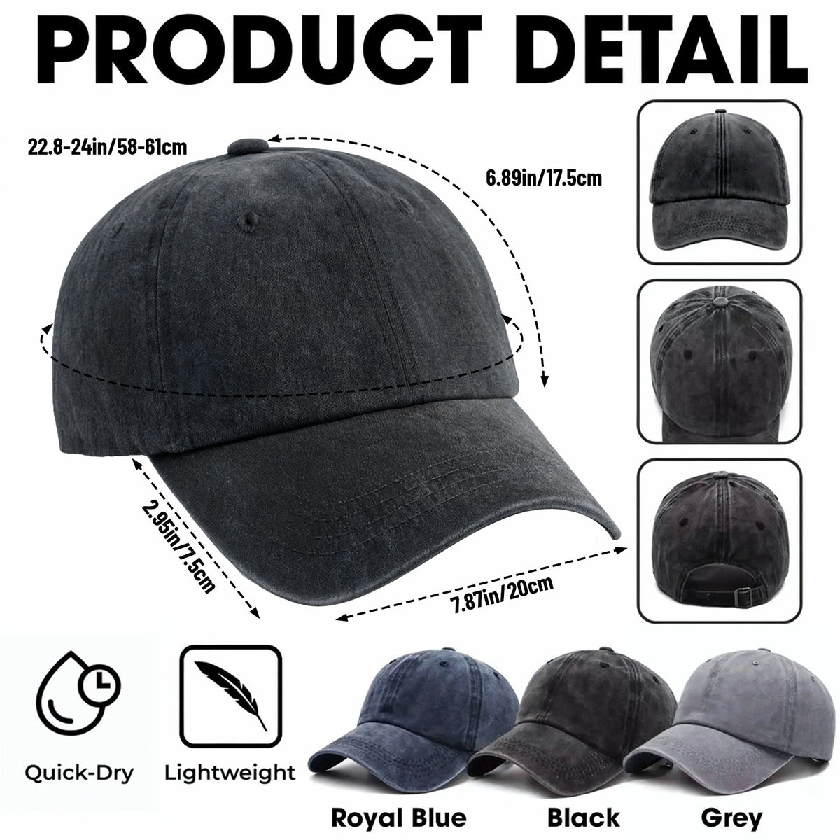 Boy Mom Est With Heart Custom Year - Personalized Custom Washed Denim Cap - MOM291_WDCAP