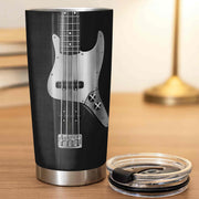 Bassist Nutrition Facts With Bass Guitar Graphic Personalized Custom Name - Personalized Custom Stainless Steel Tumbler 20oz 30oz - MUSIC010_TB