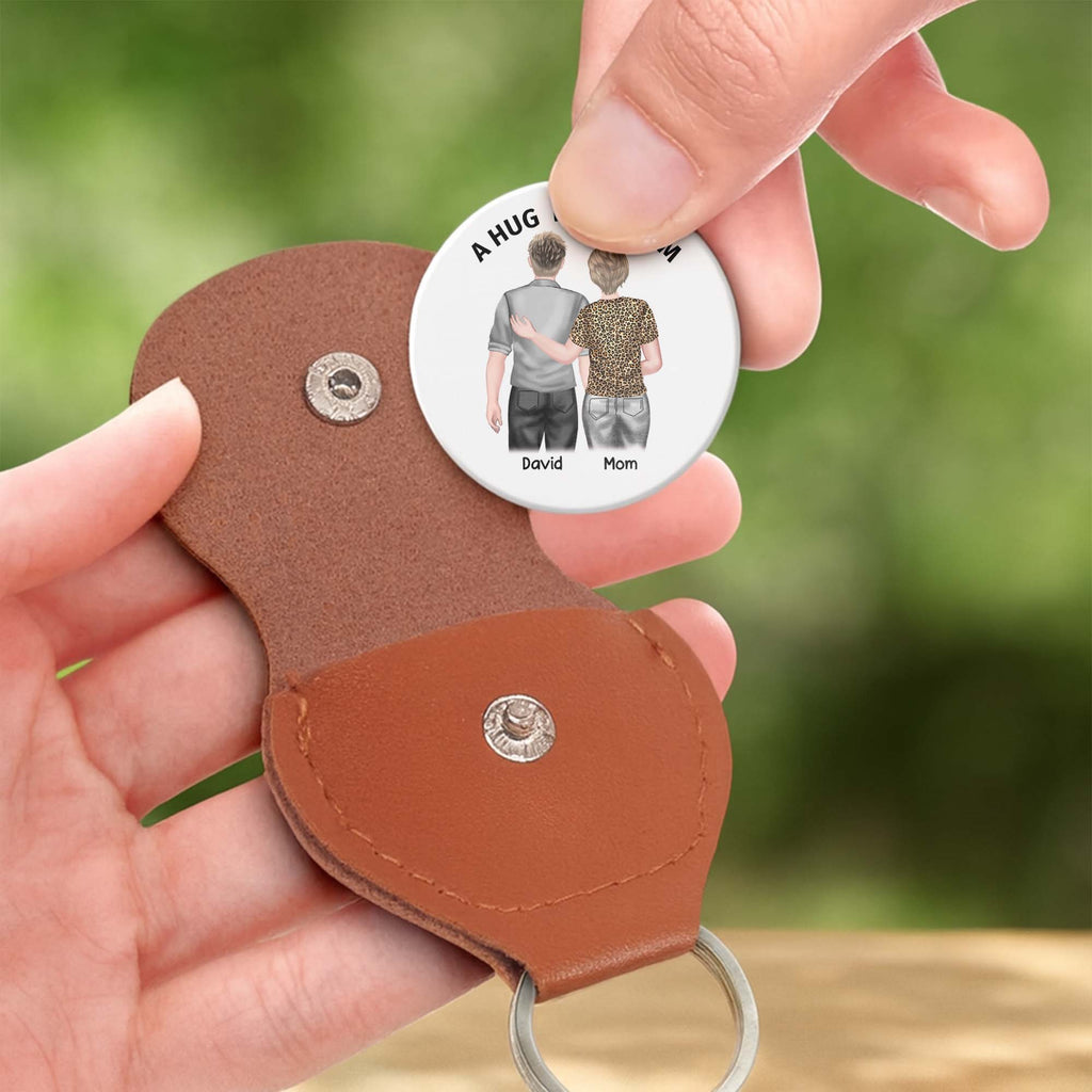 A Hug From Mom, To My Son, Mother And Son Love - Personalized Custom Pocket Hug - SON068_HTOK
