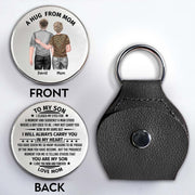 A Hug From Mom, To My Son, Mother And Son Love - Personalized Custom Pocket Hug - SON068_HTOK