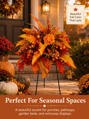 🔥 Fall Mega Sale: 30$ OFF 🍂Autumn Harvest Floral Garden Stake Arrangement