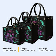 Nurse 01 - Personalized Custom Leather Handbag - nurse01