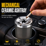 🛡️Rotating Car Ashtray with Ceramic Inner Liner