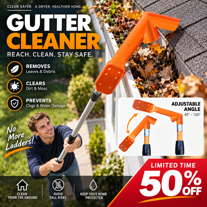 Limited-Time Offer — 50% OFF — Clean Your Gutters Without a Ladder