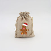 🎁Early Christmas Sale 50% OFF🔥Christmas Burlap Gift Bags with Drawstring