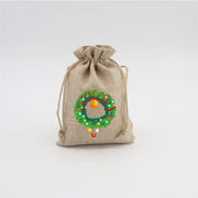 🎁Early Christmas Sale 50% OFF🔥Christmas Burlap Gift Bags with Drawstring