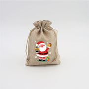 🎁Early Christmas Sale 50% OFF🔥Christmas Burlap Gift Bags with Drawstring