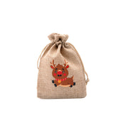 🎁Early Christmas Sale 50% OFF🔥Christmas Burlap Gift Bags with Drawstring