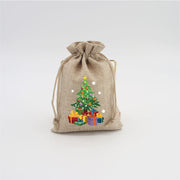 🎁Early Christmas Sale 50% OFF🔥Christmas Burlap Gift Bags with Drawstring