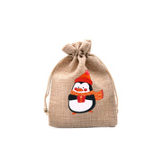 🎁Early Christmas Sale 50% OFF🔥Christmas Burlap Gift Bags with Drawstring