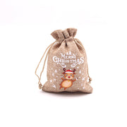 🎁Early Christmas Sale 50% OFF🔥Christmas Burlap Gift Bags with Drawstring