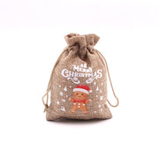 🎁Early Christmas Sale 50% OFF🔥Christmas Burlap Gift Bags with Drawstring