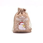 🎁Early Christmas Sale 50% OFF🔥Christmas Burlap Gift Bags with Drawstring