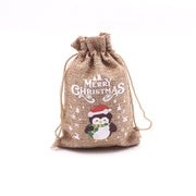 🎁Early Christmas Sale 50% OFF🔥Christmas Burlap Gift Bags with Drawstring