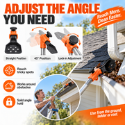 Multi-Functional Gutter Cleaner Tool